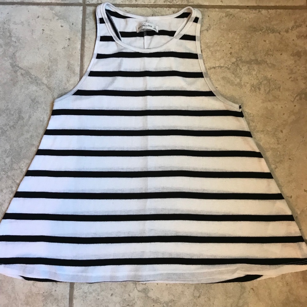Like new striped tank Abercrombie